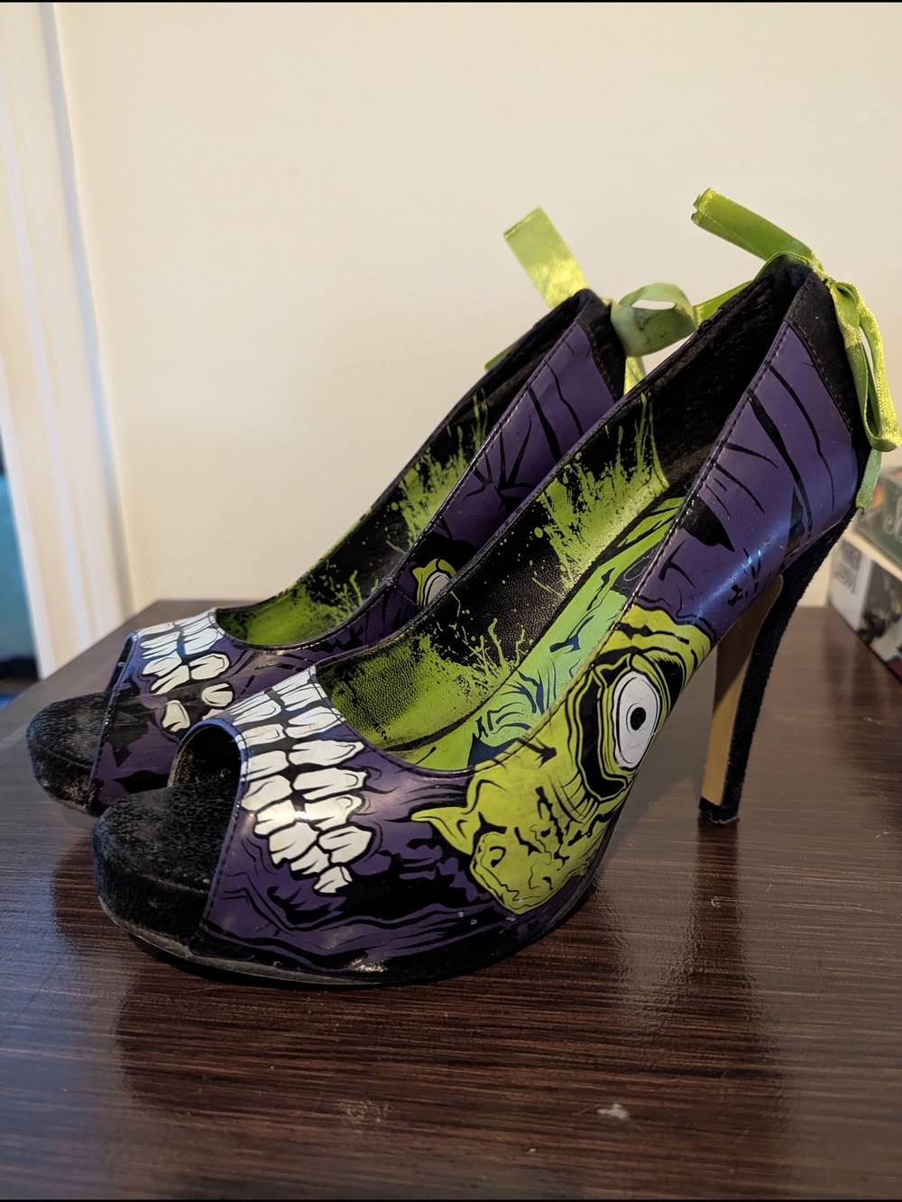 Iron Fist Peep-Toe Heels